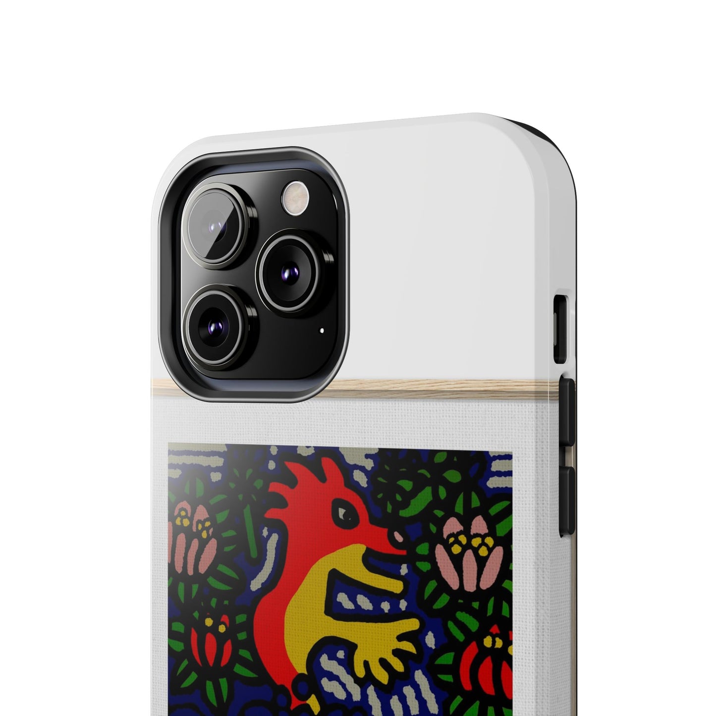 Breaking through the surface of a lotus pond Tough Phone Case