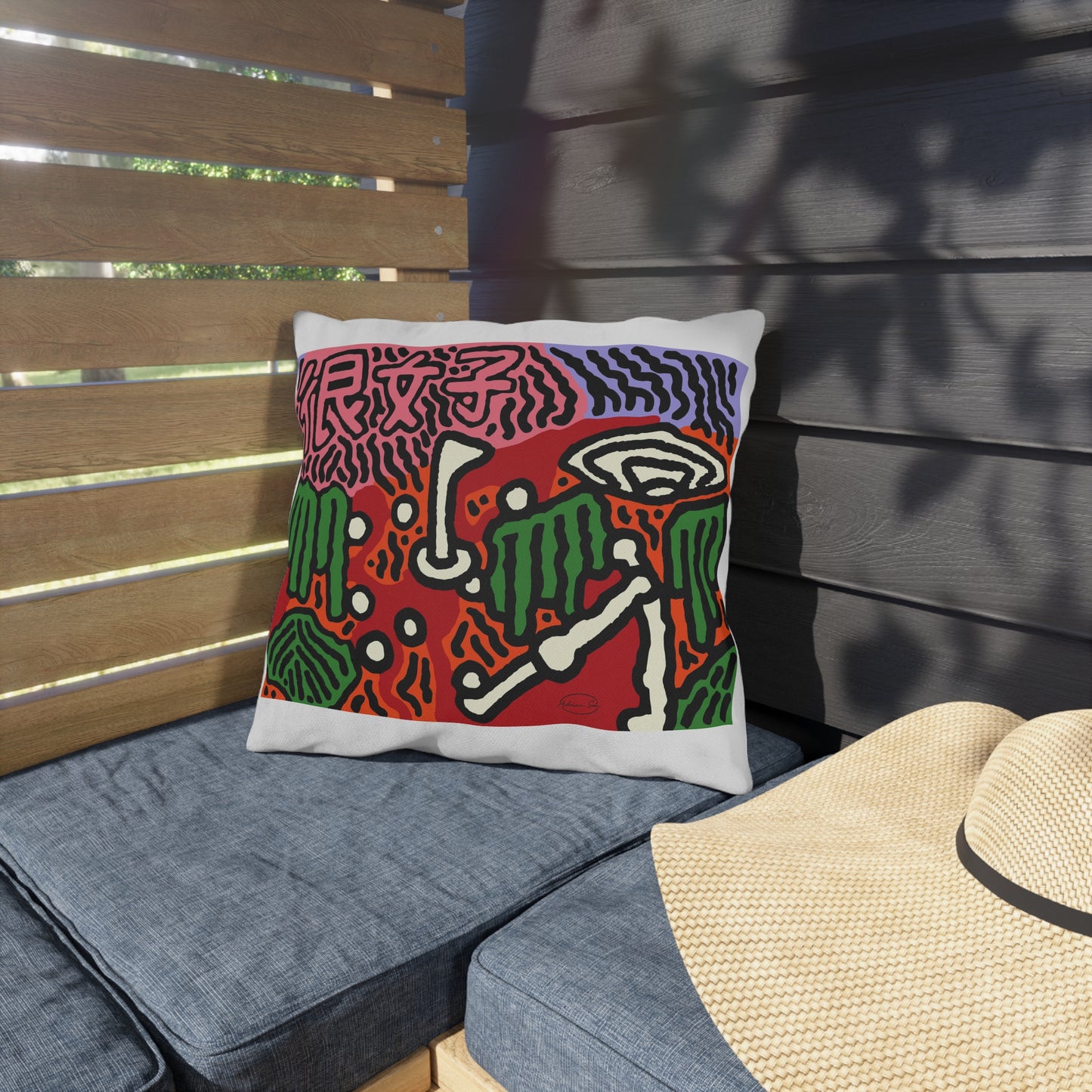 Hitting holes in one throughout life — Outdoor Pillow