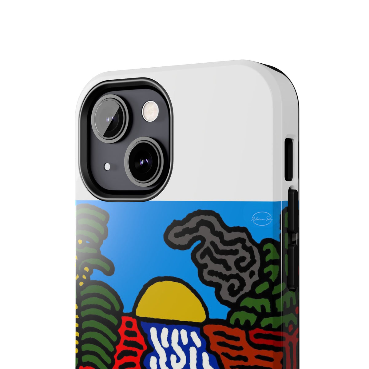 The river that joins the Australian wattle and Lebanese cedar tree in friendship Tough Phone Case