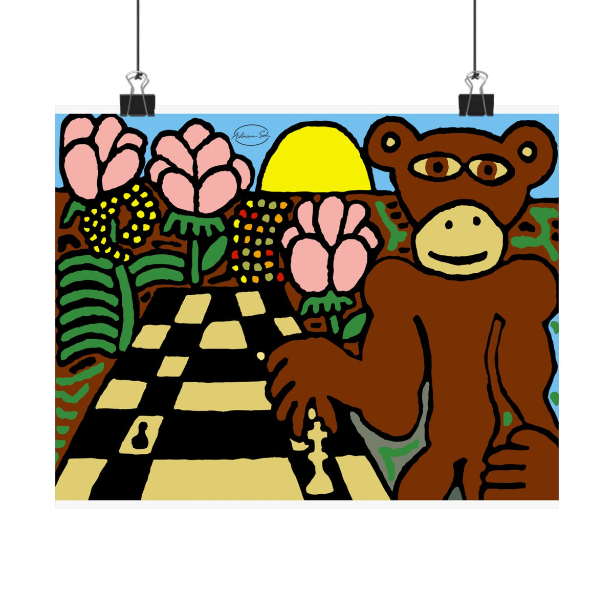 Supreme strategist Matte Poster Horizontal (Small)