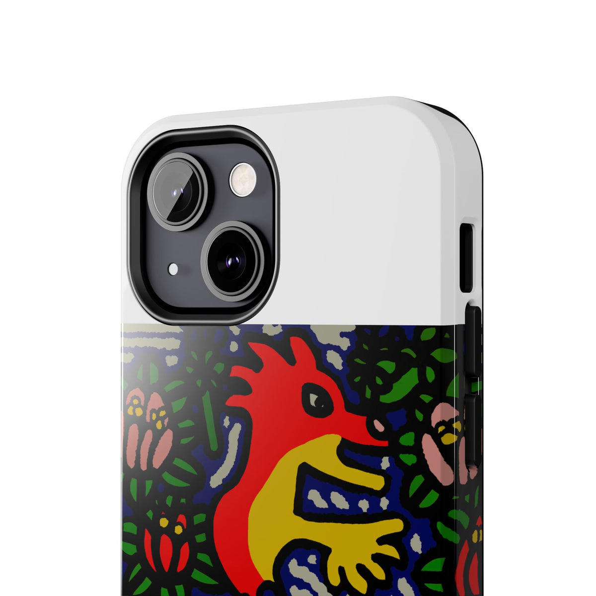 Breaking through the surface of a lotus pond Tough Phone Case