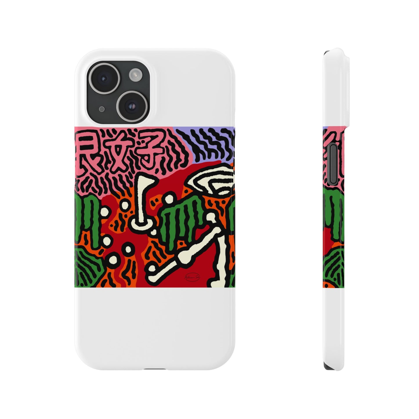 Hitting holes in one throughout life Slim Phone Case