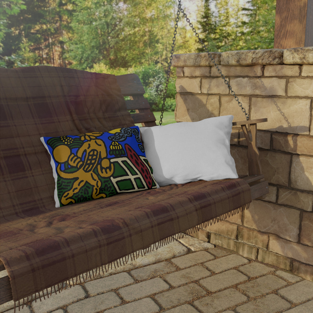 Ready for making big serves in life — Outdoor Pillow