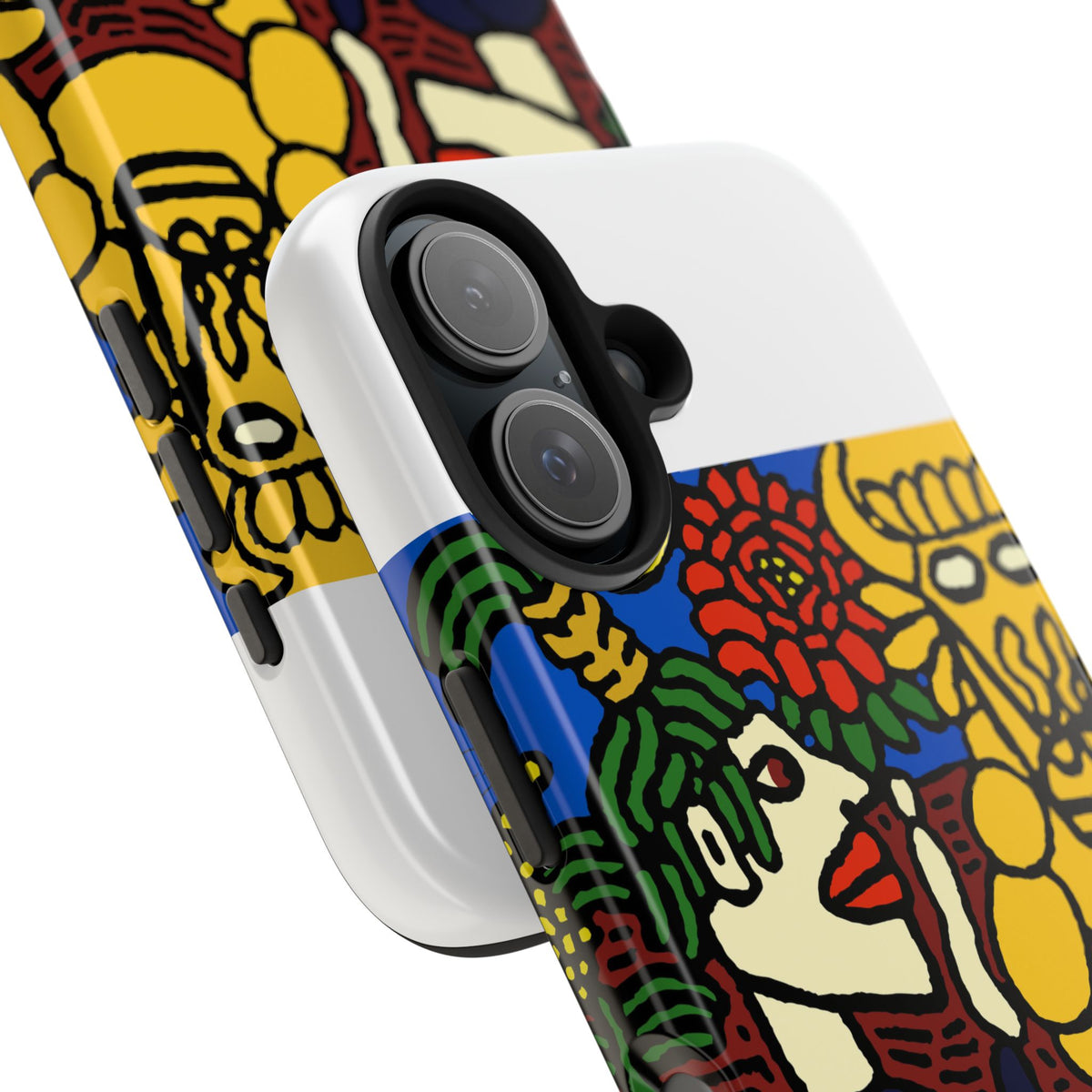 The warrior hailing the mighty golden dragon Tough Phone Case