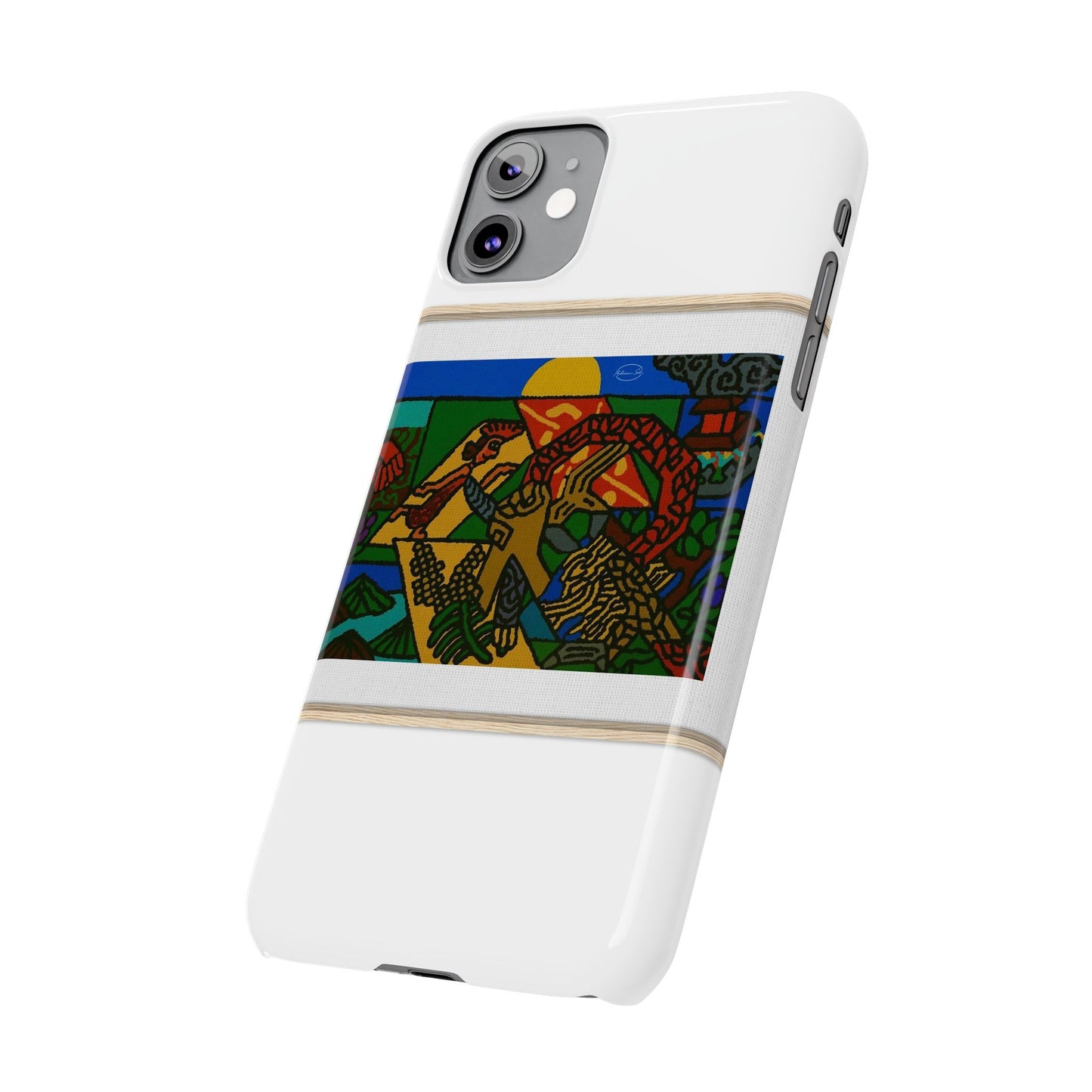 Drawing your own destiny Slim Phone Case