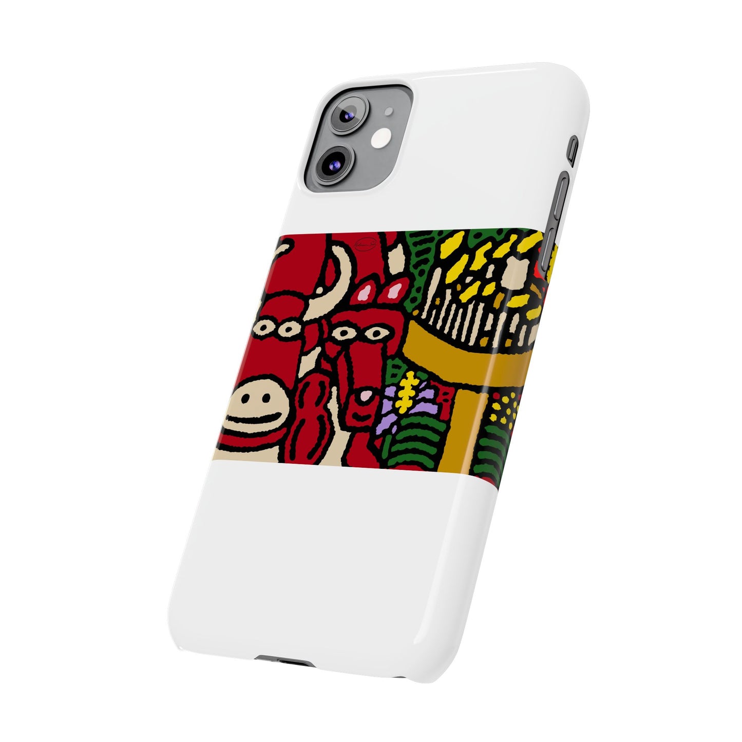 Going blessed by light together Slim Phone Case