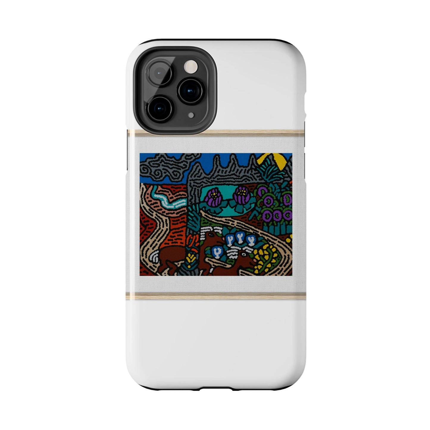 Road to a Sanctuary and Oasis Tough Phone Case
