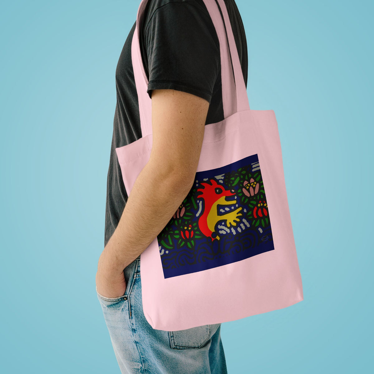 Breaking through the surface of a lotus pond Classic Tote Bag