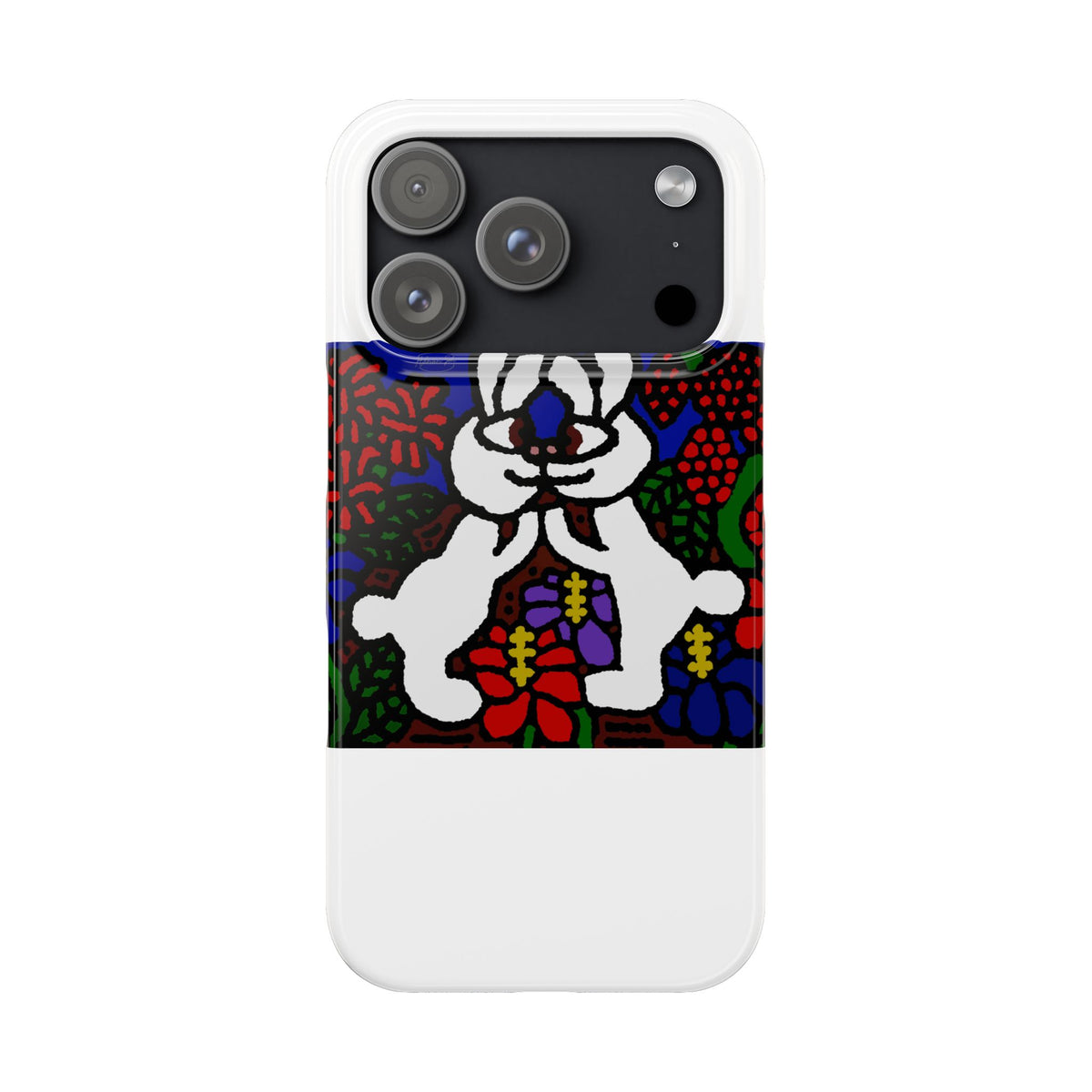 Bunnies in love Slim Phone Case