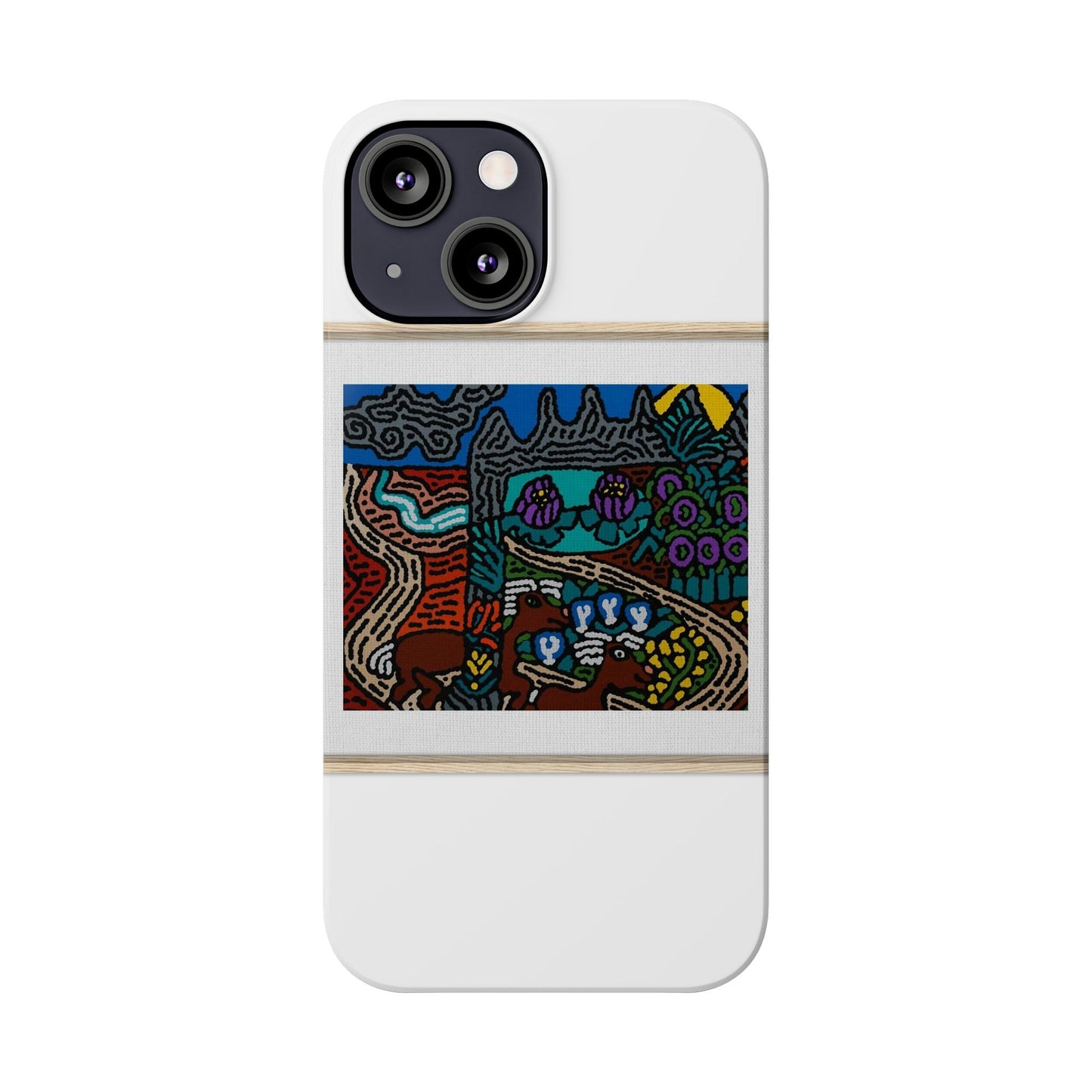 Road to a Sanctuary and Oasis Slim Phone Case