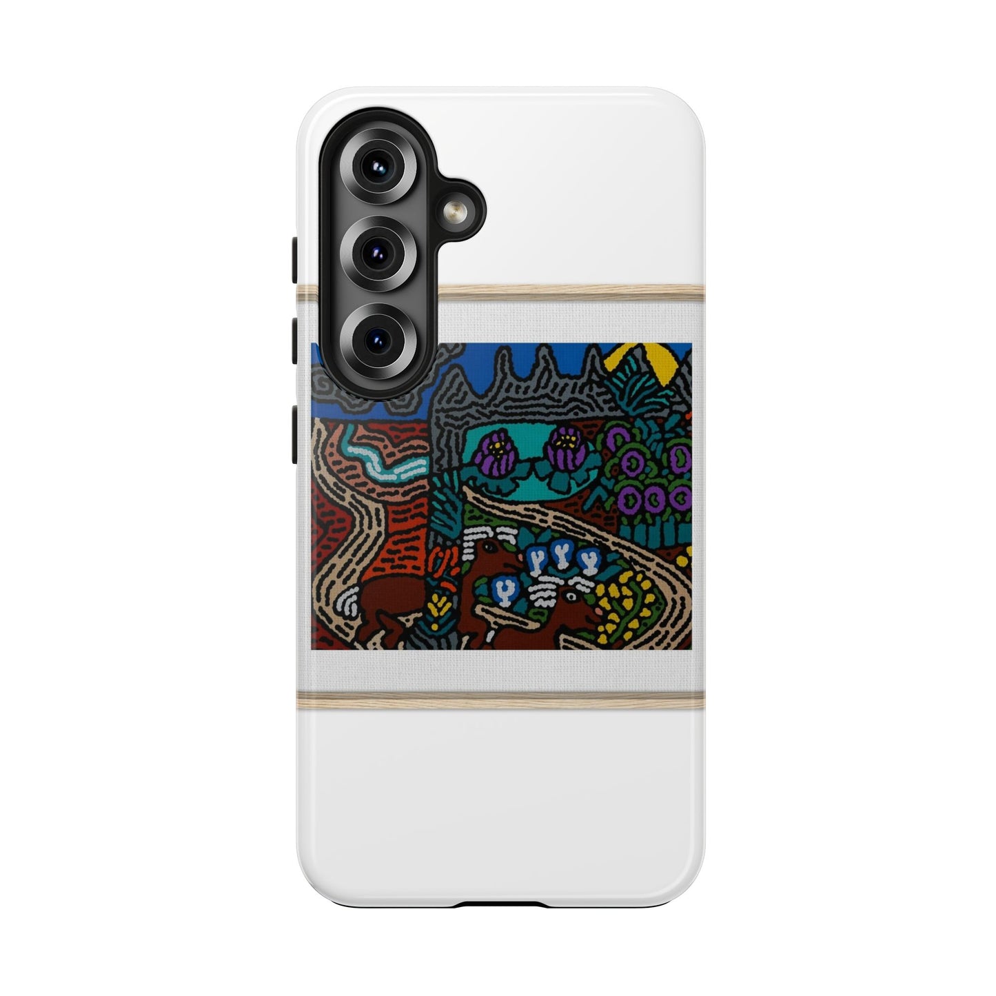 Road to a Sanctuary and Oasis Tough Phone Case