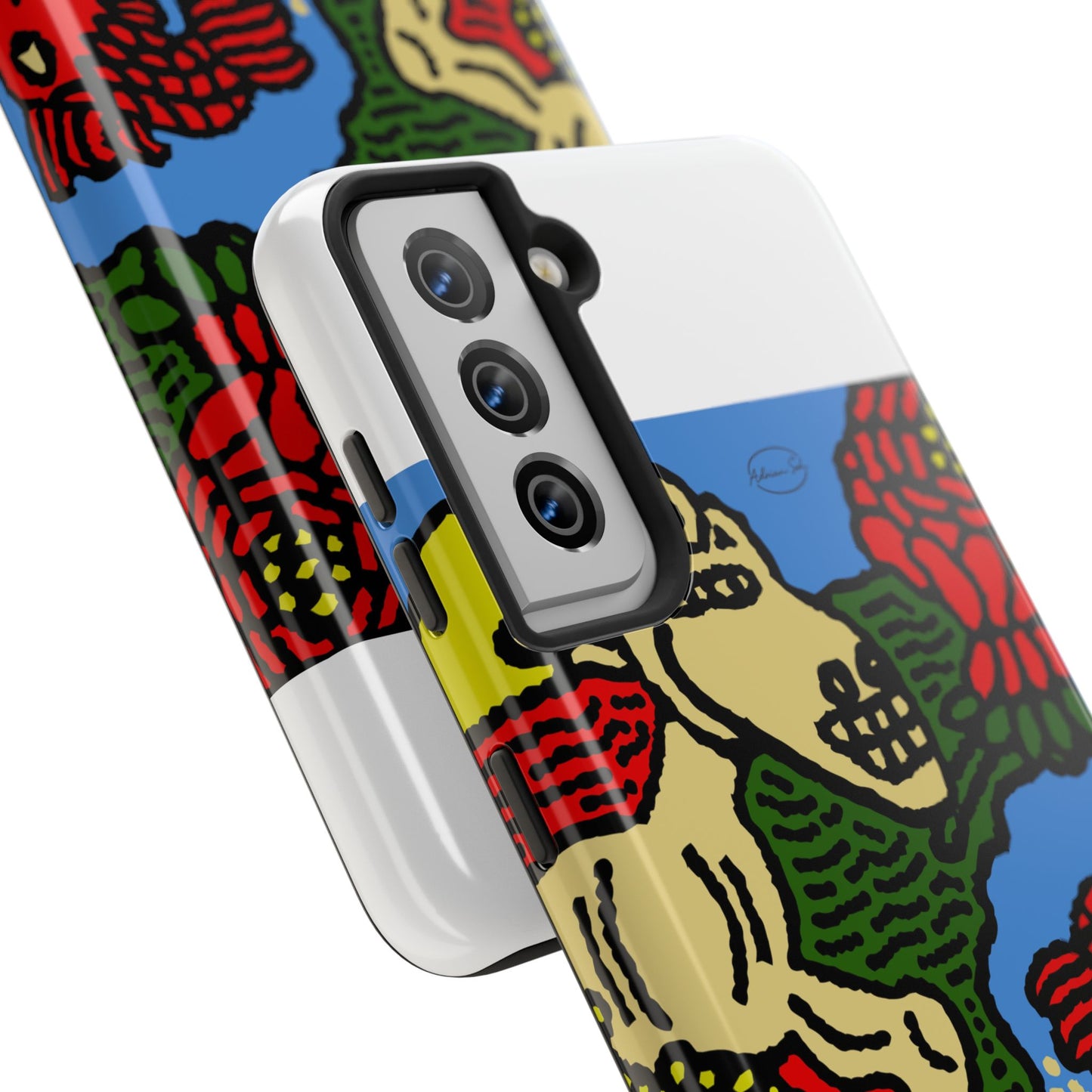 Galloping carefree through life Tough Phone Case