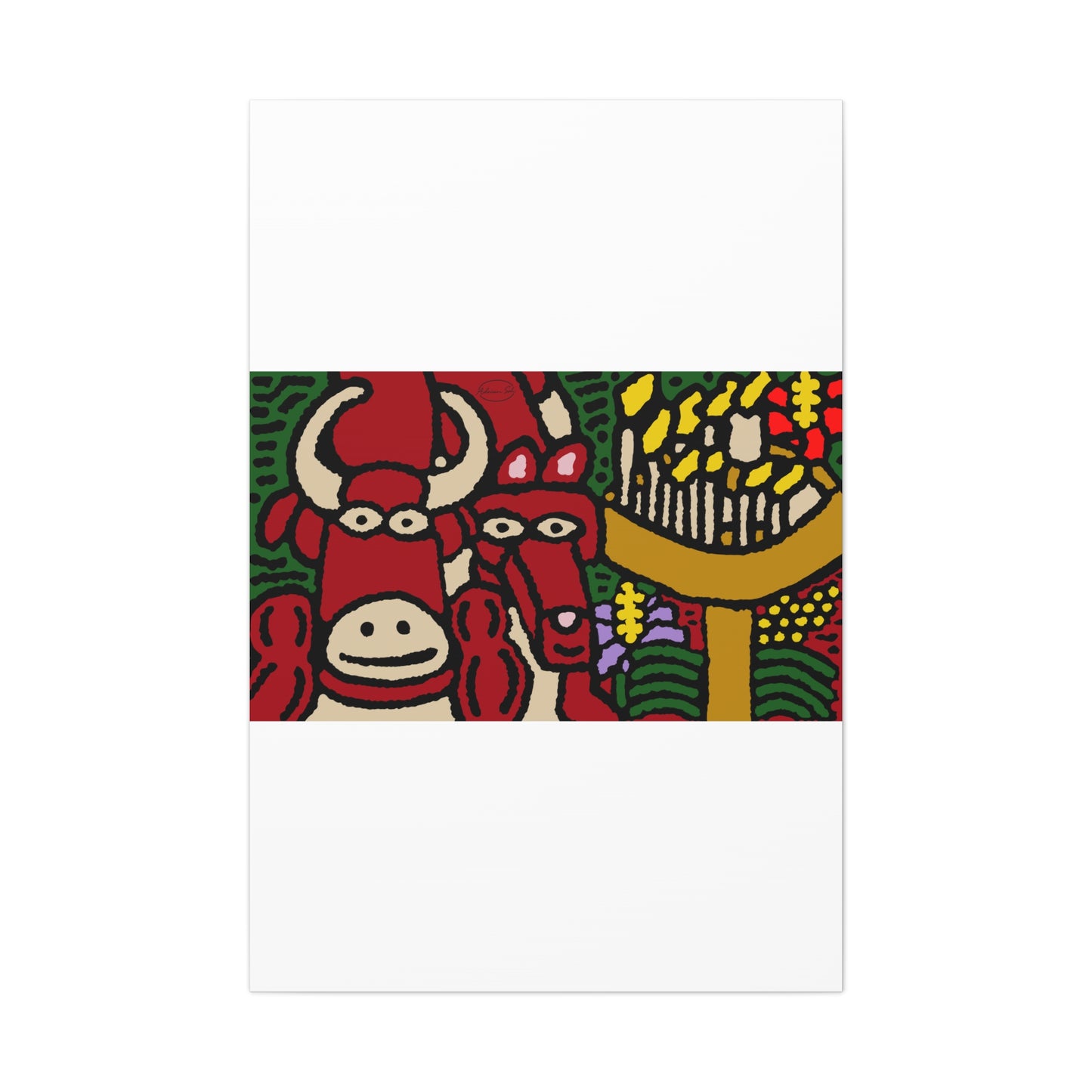 Going blessed by light together Canvas (Small)
