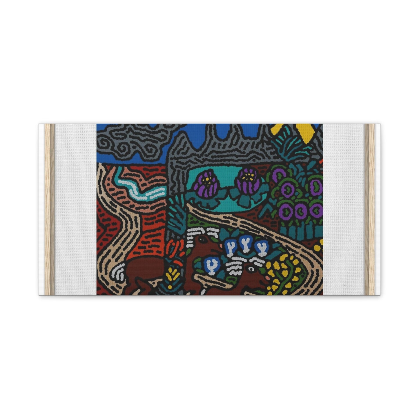 Road to a Sanctuary and Oasis Canvas (Large)