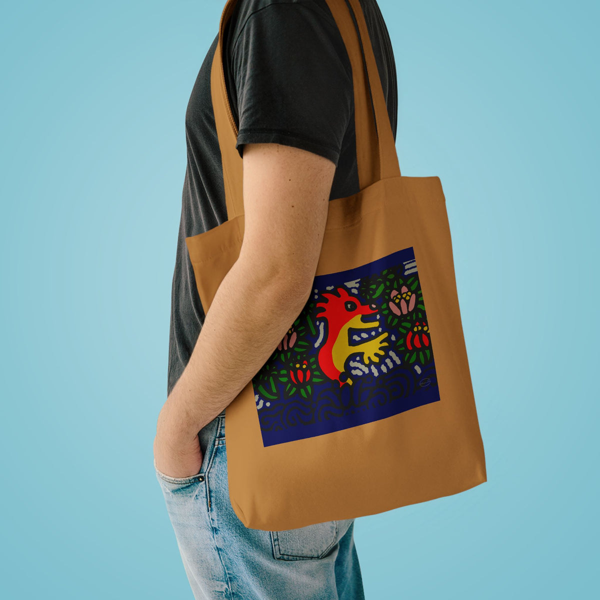 Breaking through the surface of a lotus pond Classic Tote Bag