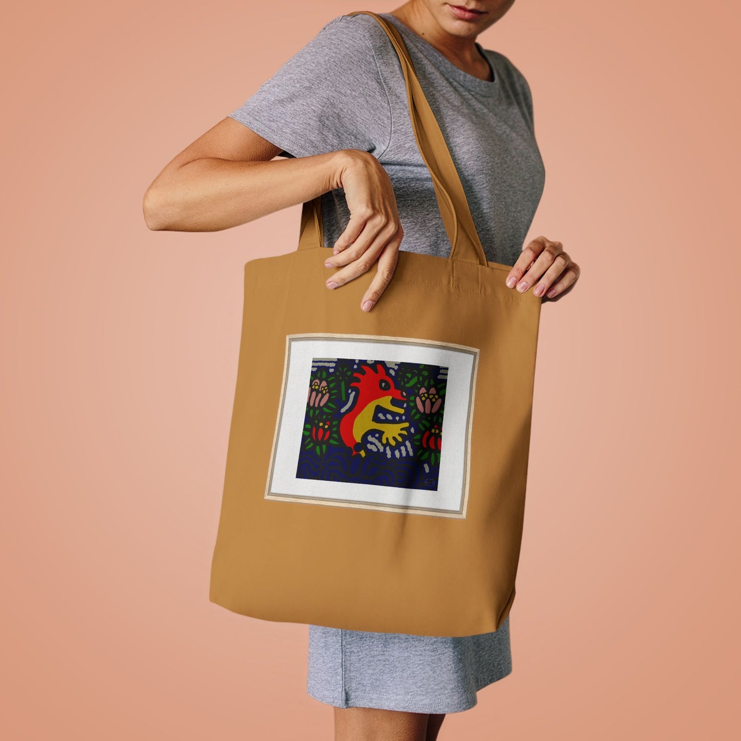 Breaking through the surface of a lotus pond Classic Tote Bag