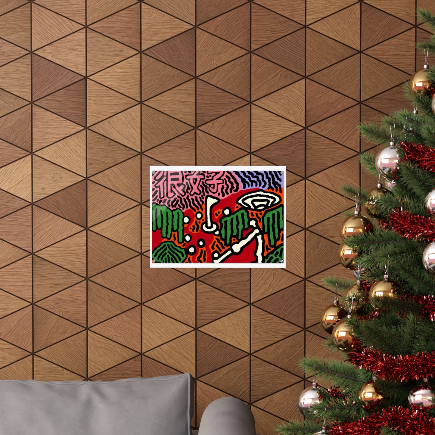 Scoring goals throughout life Matte Poster Horizontal (Small)