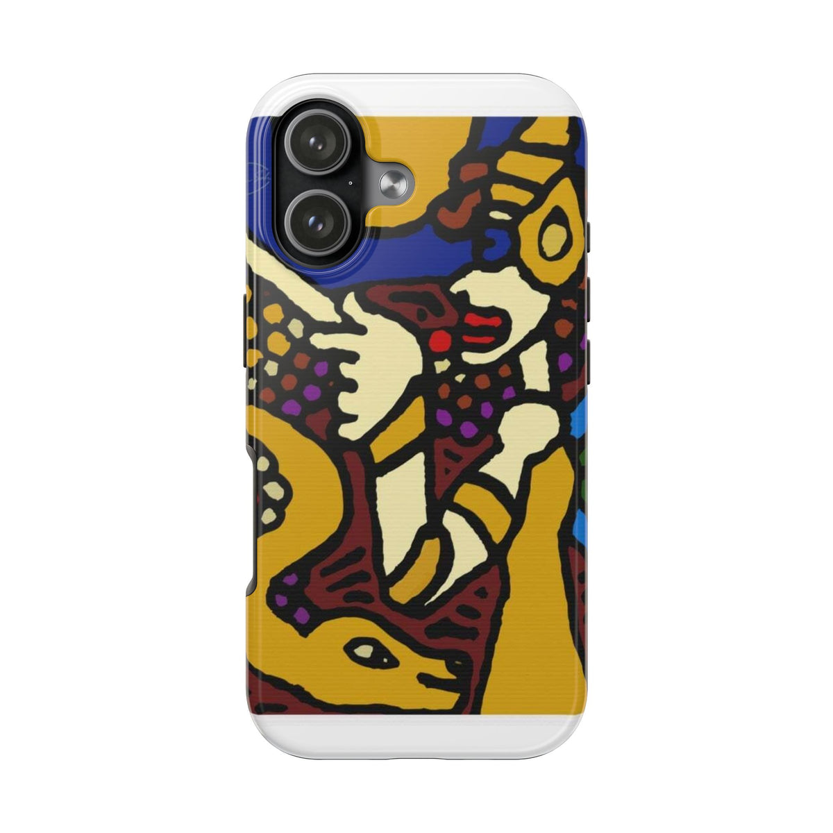 The golden snake being blessed by the fairy Tough Phone Case