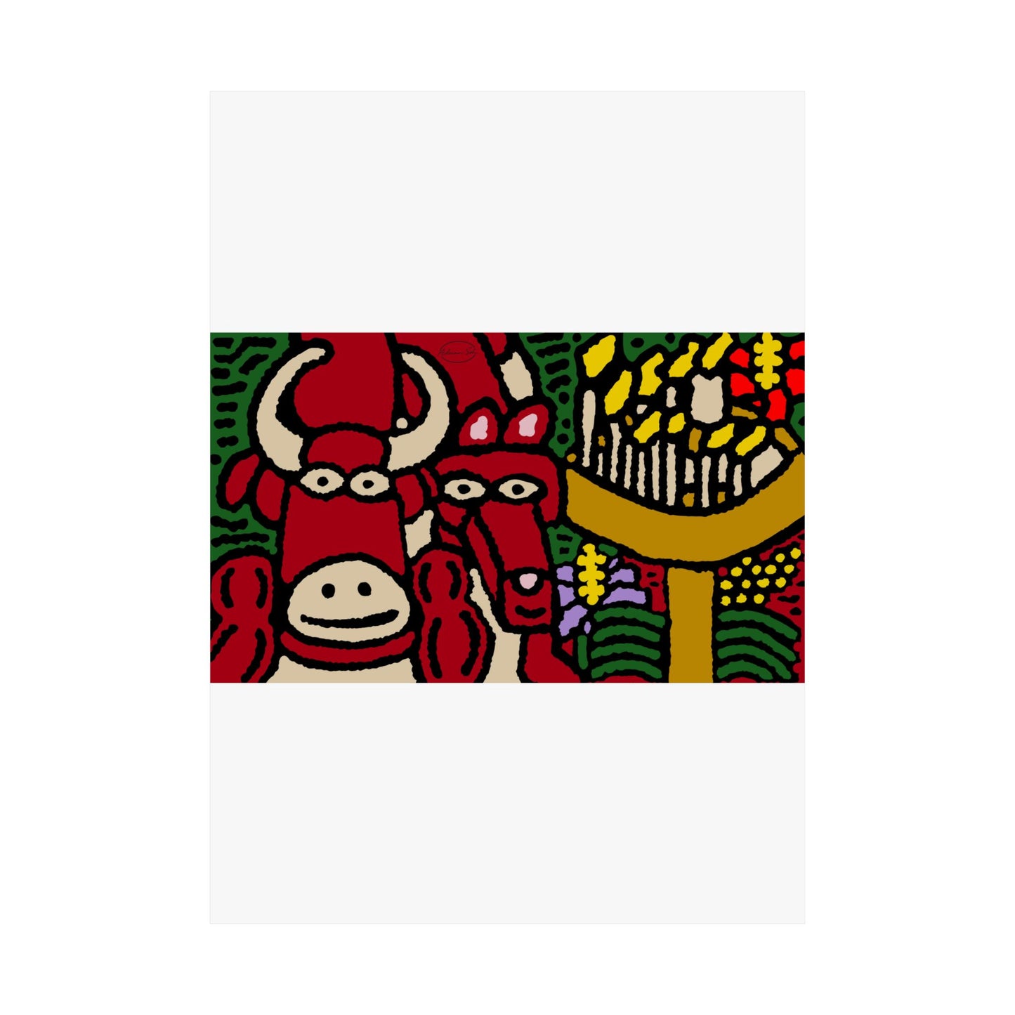 Going blessed by light together Matte Poster Vertical (Large)