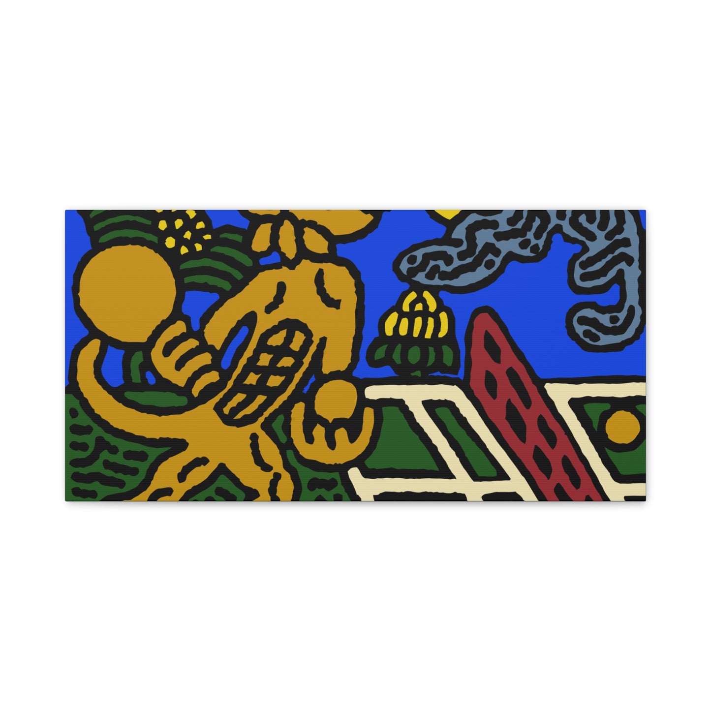 Ready for making big serves in life Canvas (Small)