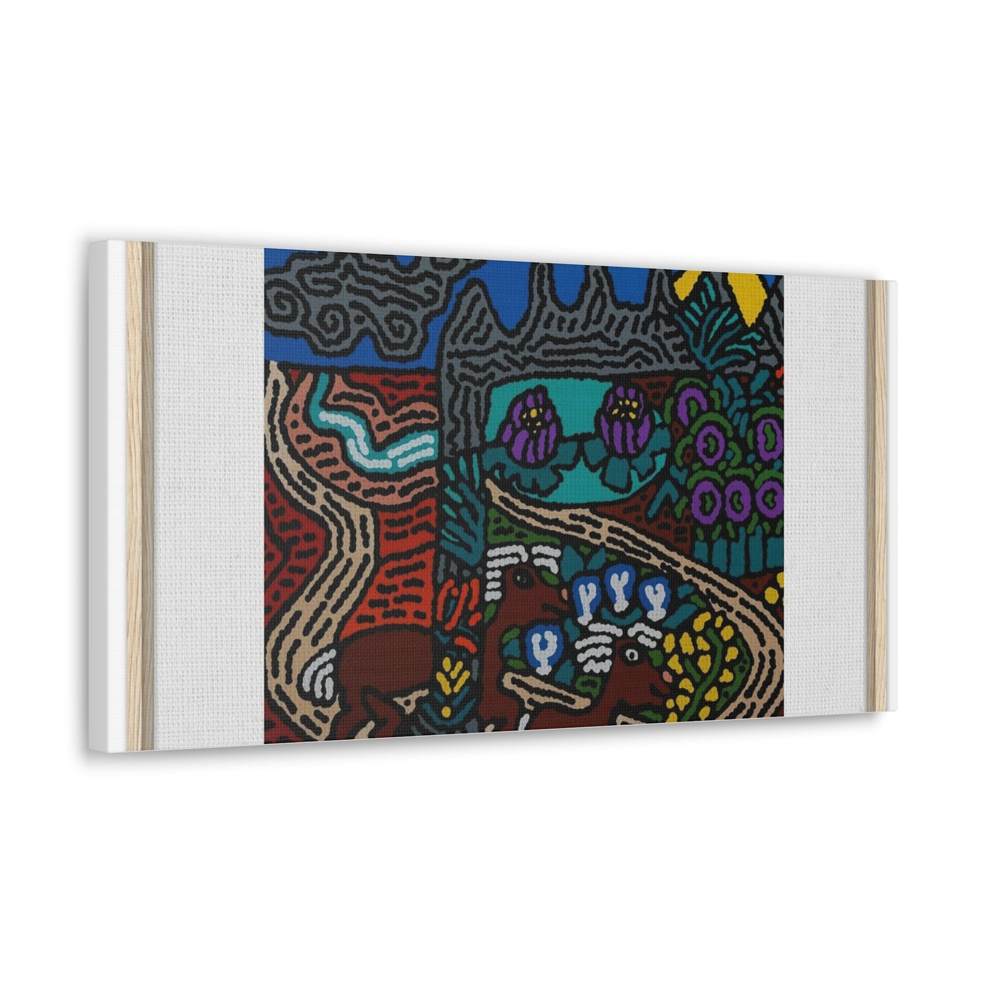 Road to a Sanctuary and Oasis Canvas (Large)