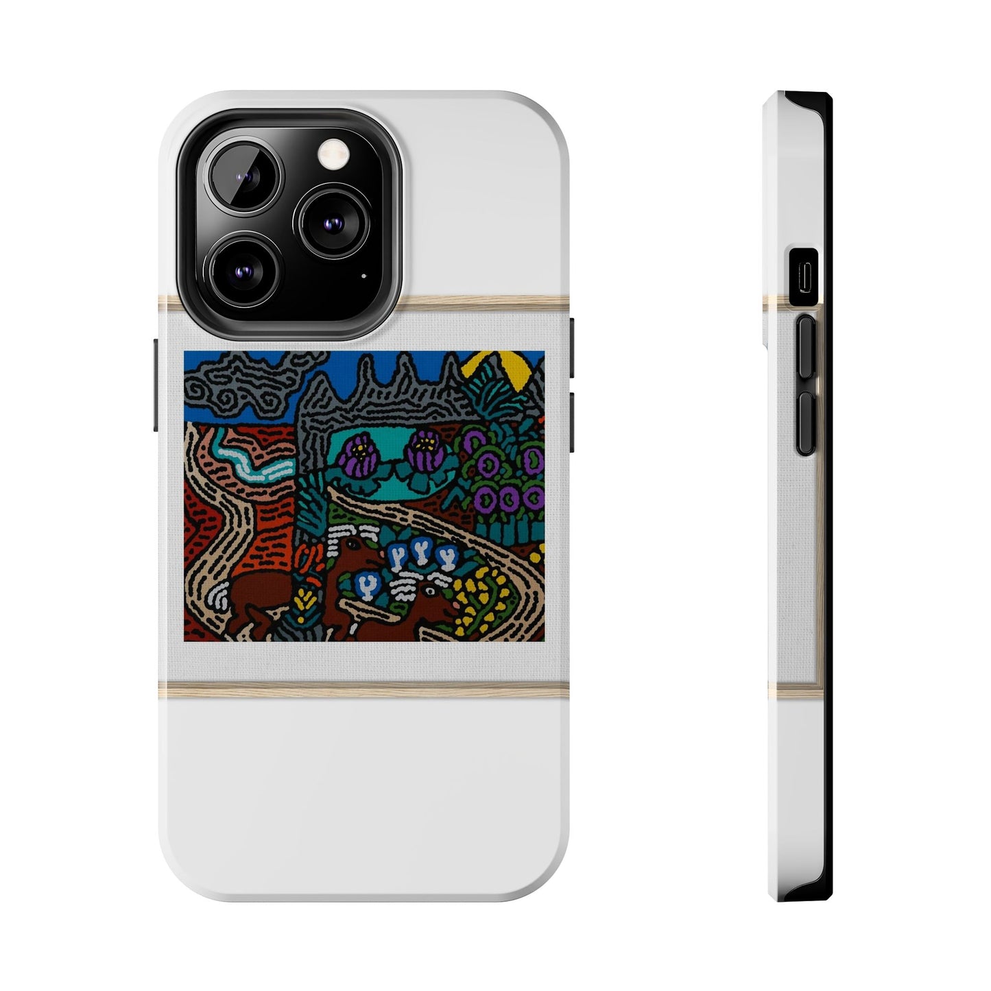 Road to a Sanctuary and Oasis Tough Phone Case