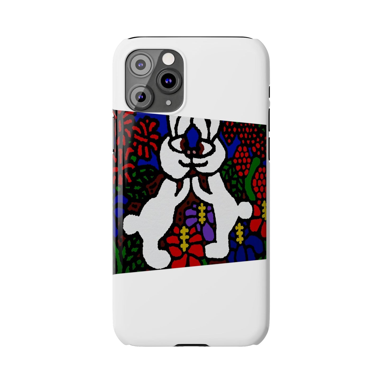 Bunnies in love Slim Phone Case