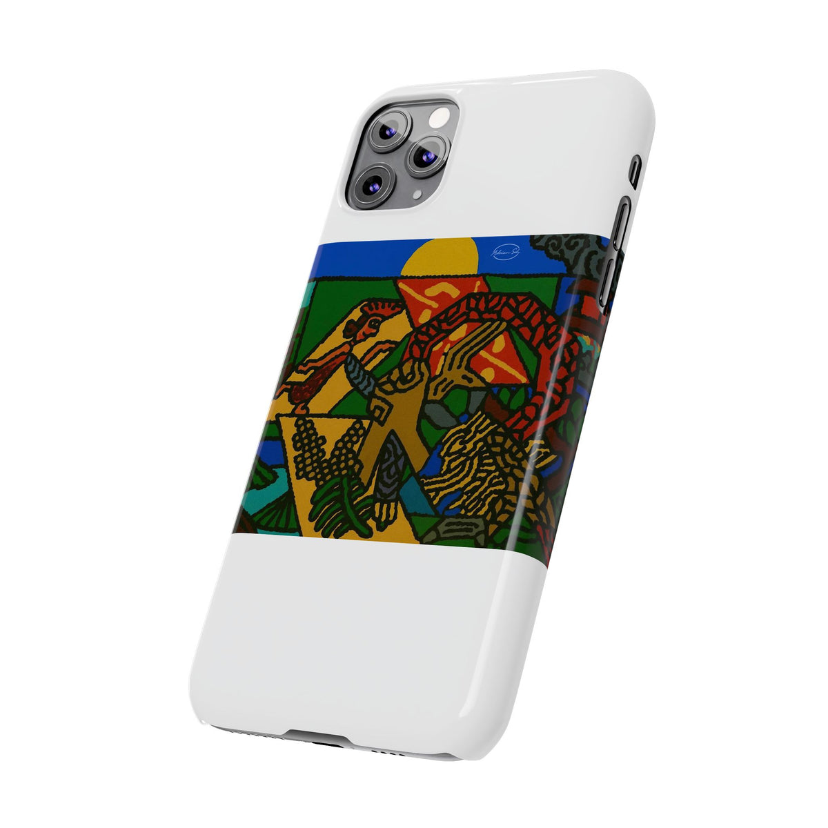 Drawing your own destiny Slim Phone Case