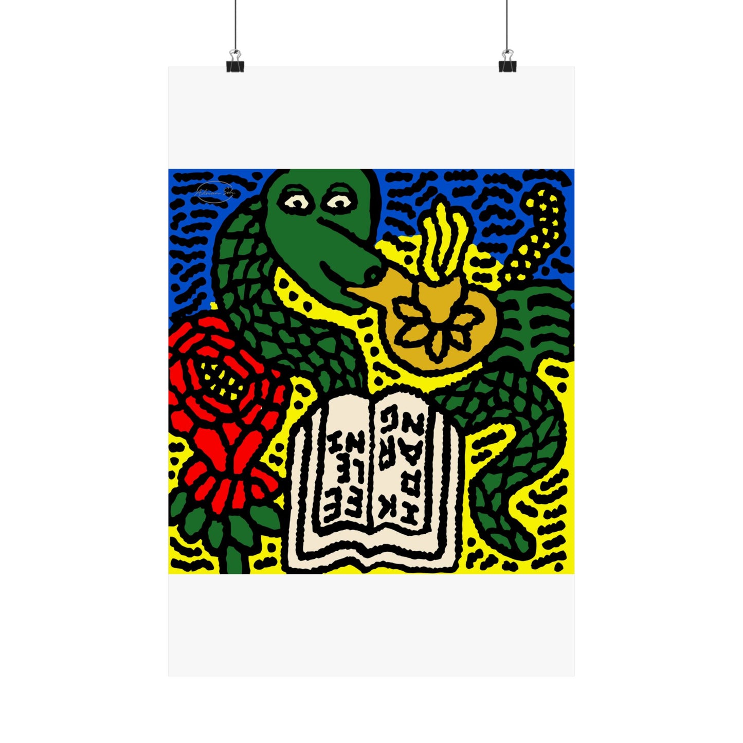 Shining a light on knowledge Matte Poster Vertical (Small)