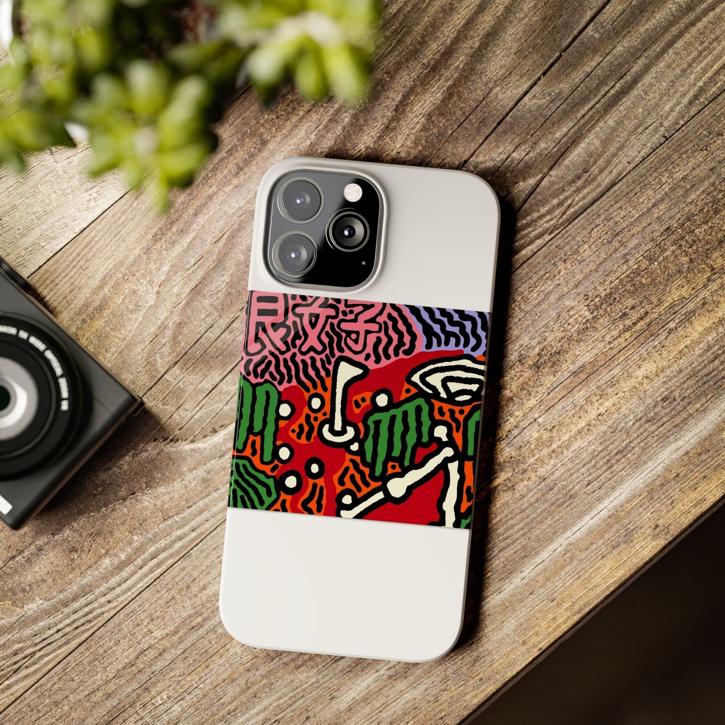 Scoring goals throughout life Slim Phone Case