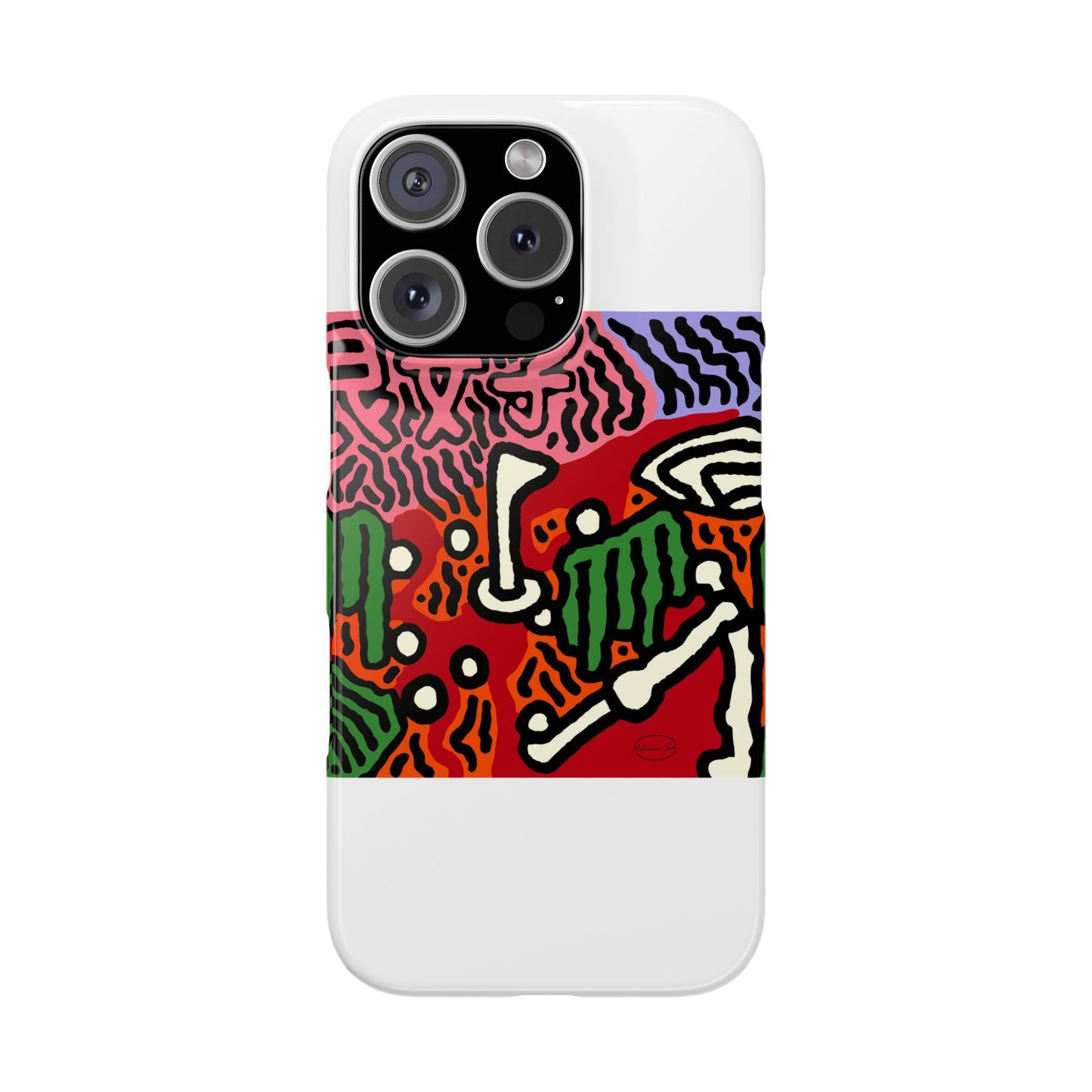 Hitting holes in one throughout life Slim Phone Case