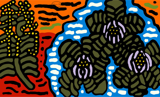 The Sri Lankan Water Lilies Meets The Australian Wattle