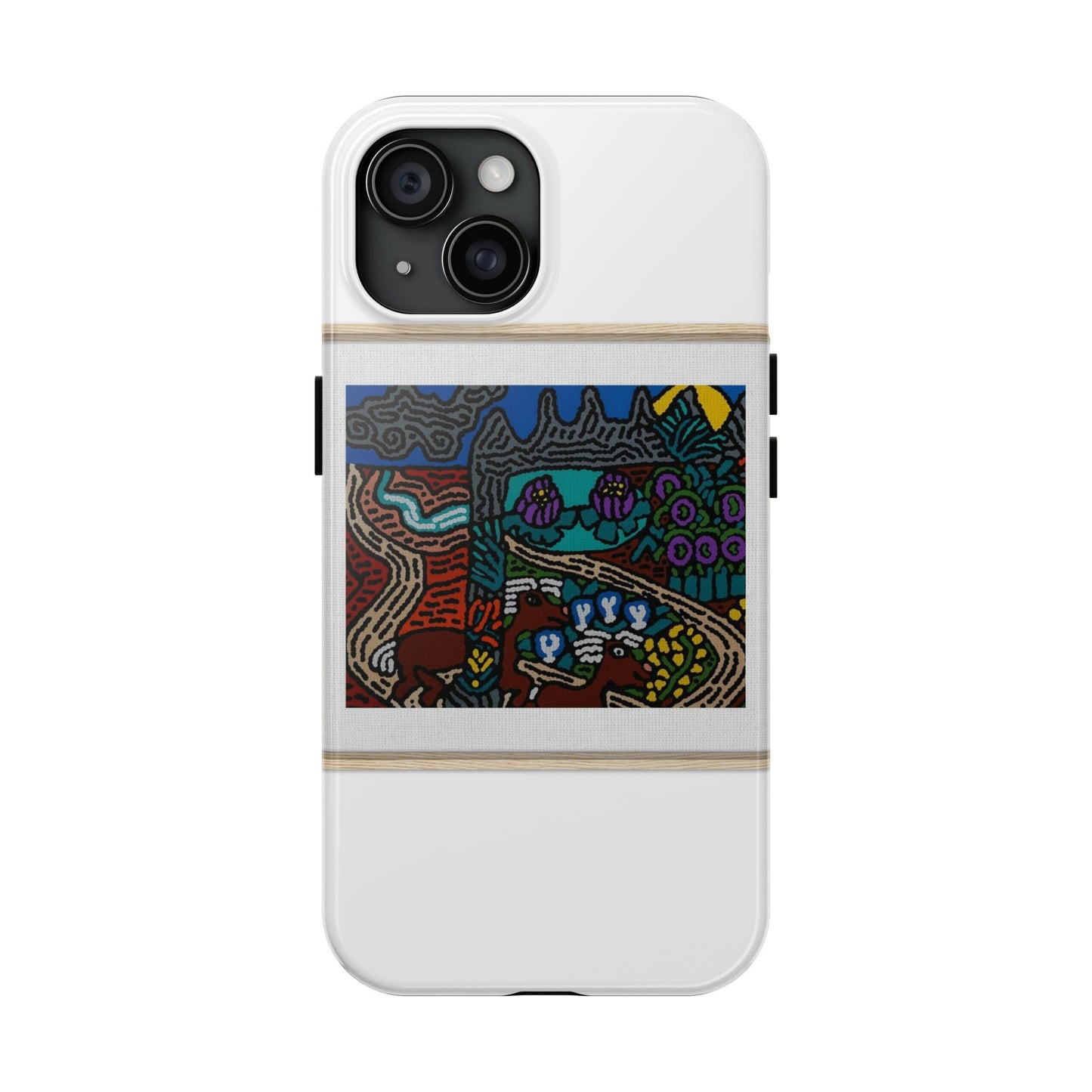 Road to a Sanctuary and Oasis Tough Phone Case