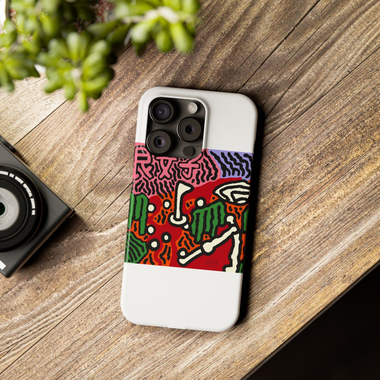 Hitting holes in one throughout life Slim Phone Case