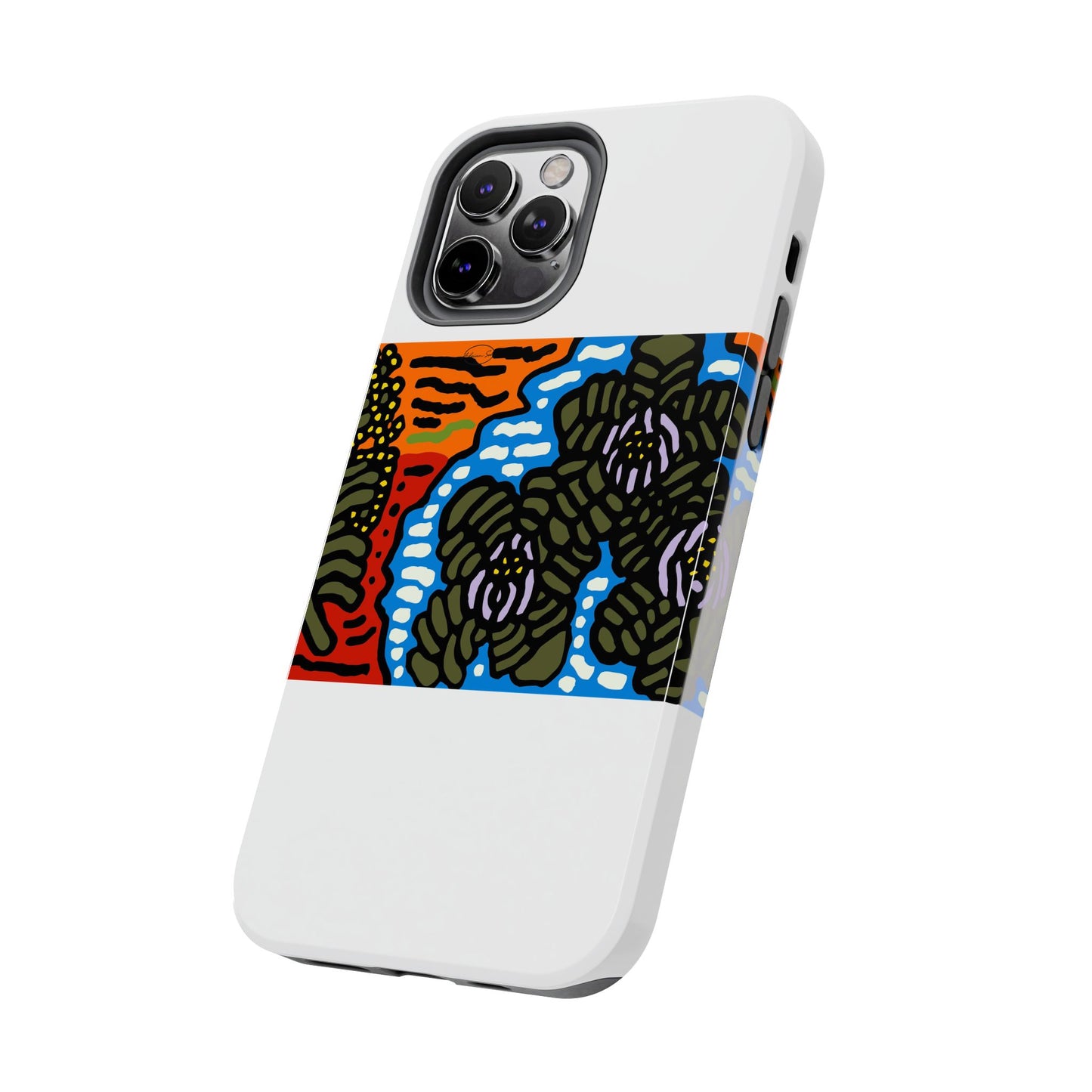 The Sri Lankan water lilies meets the Australian wattle Tough Phone Case