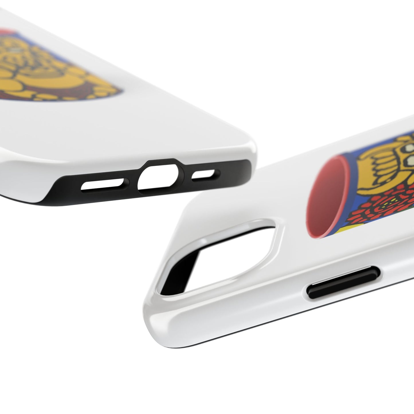 The warrior hailing the mighty golden dragon Tough Phone Case