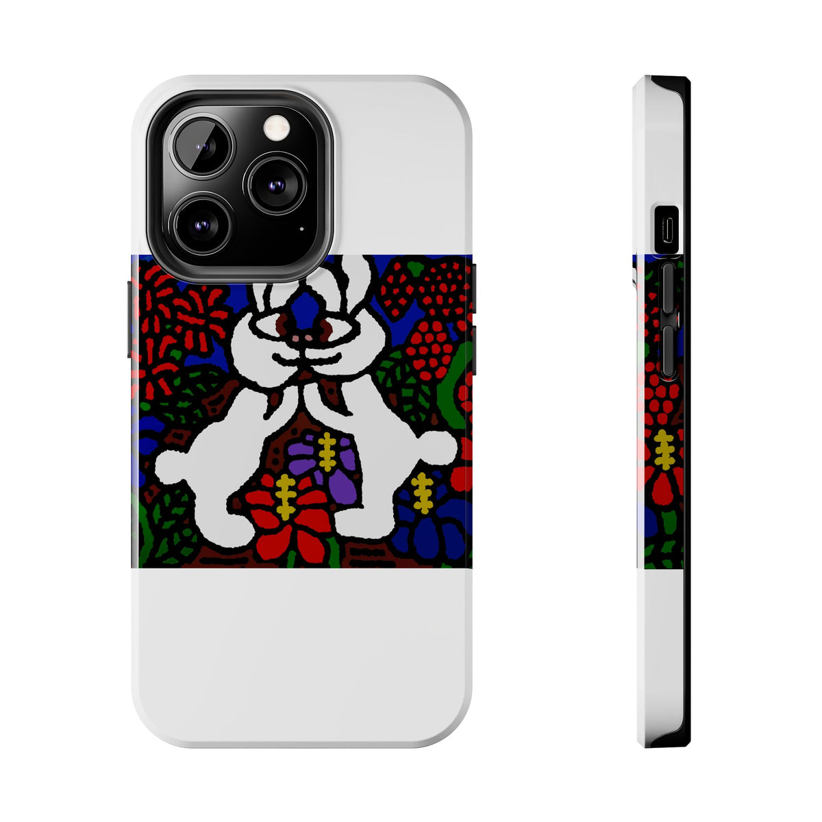 Bunnies in love Tough Phone Case