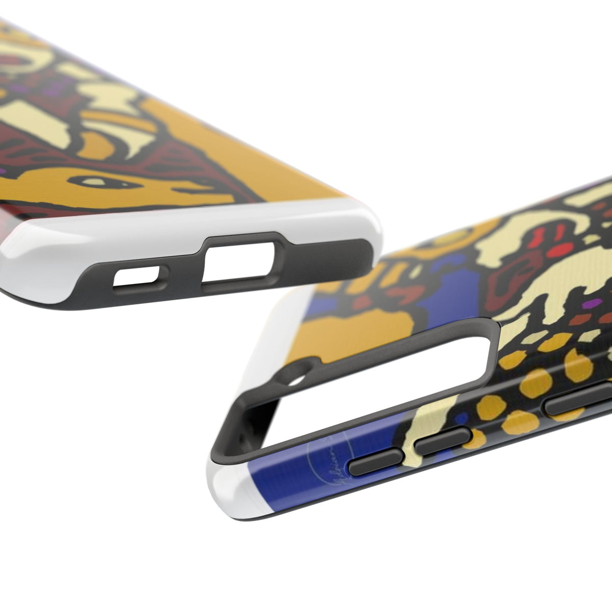 The golden snake being blessed by the fairy Tough Phone Case