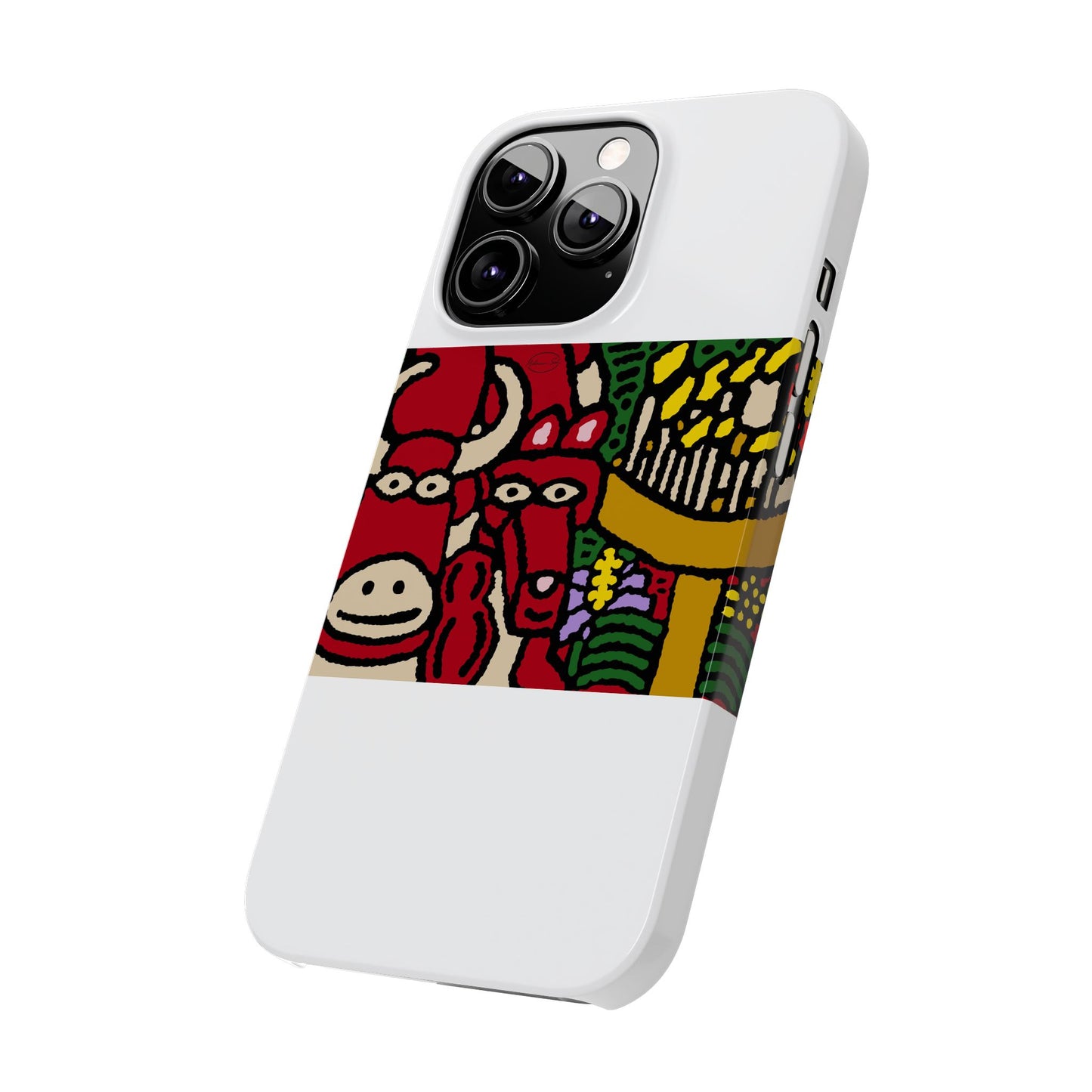 Going blessed by light together Slim Phone Case