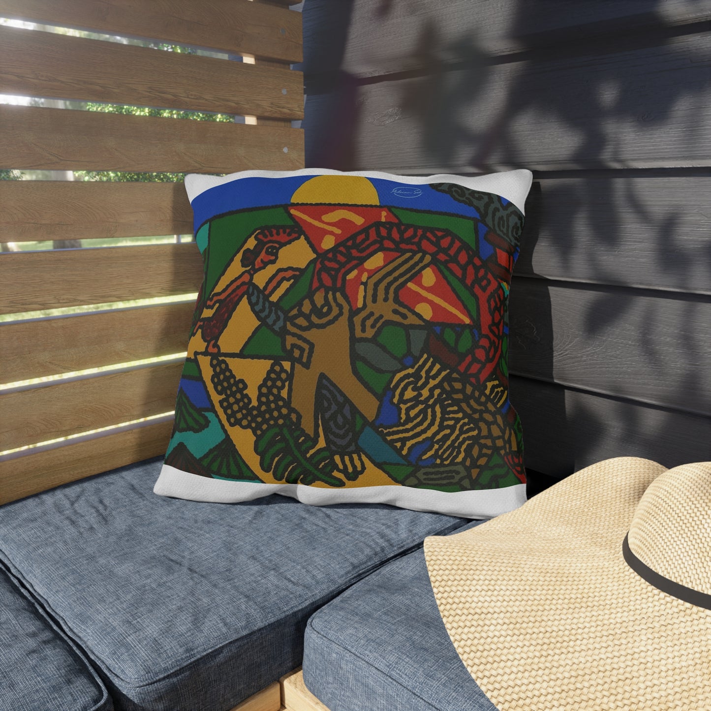 Drawing your own destiny — Outdoor Pillow