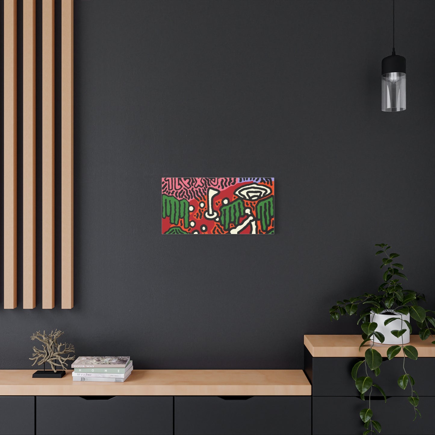 Hitting holes in one throughout life Canvas (Small)