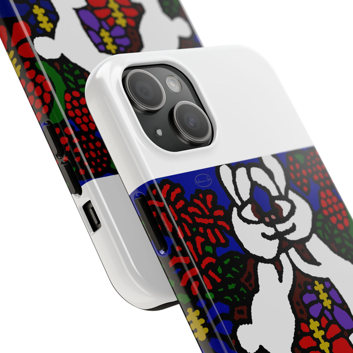 Bunnies in love Tough Phone Case