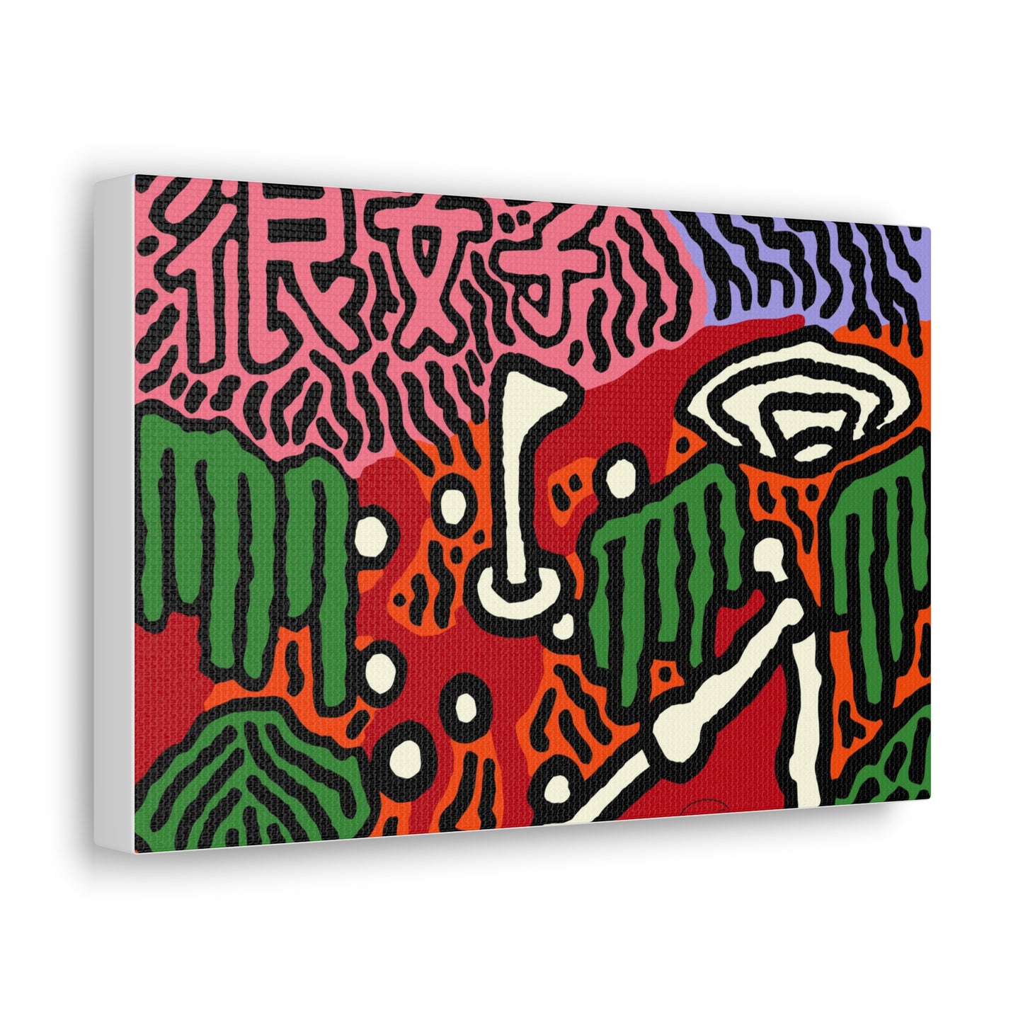 Hitting holes in one throughout life Canvas (Small)