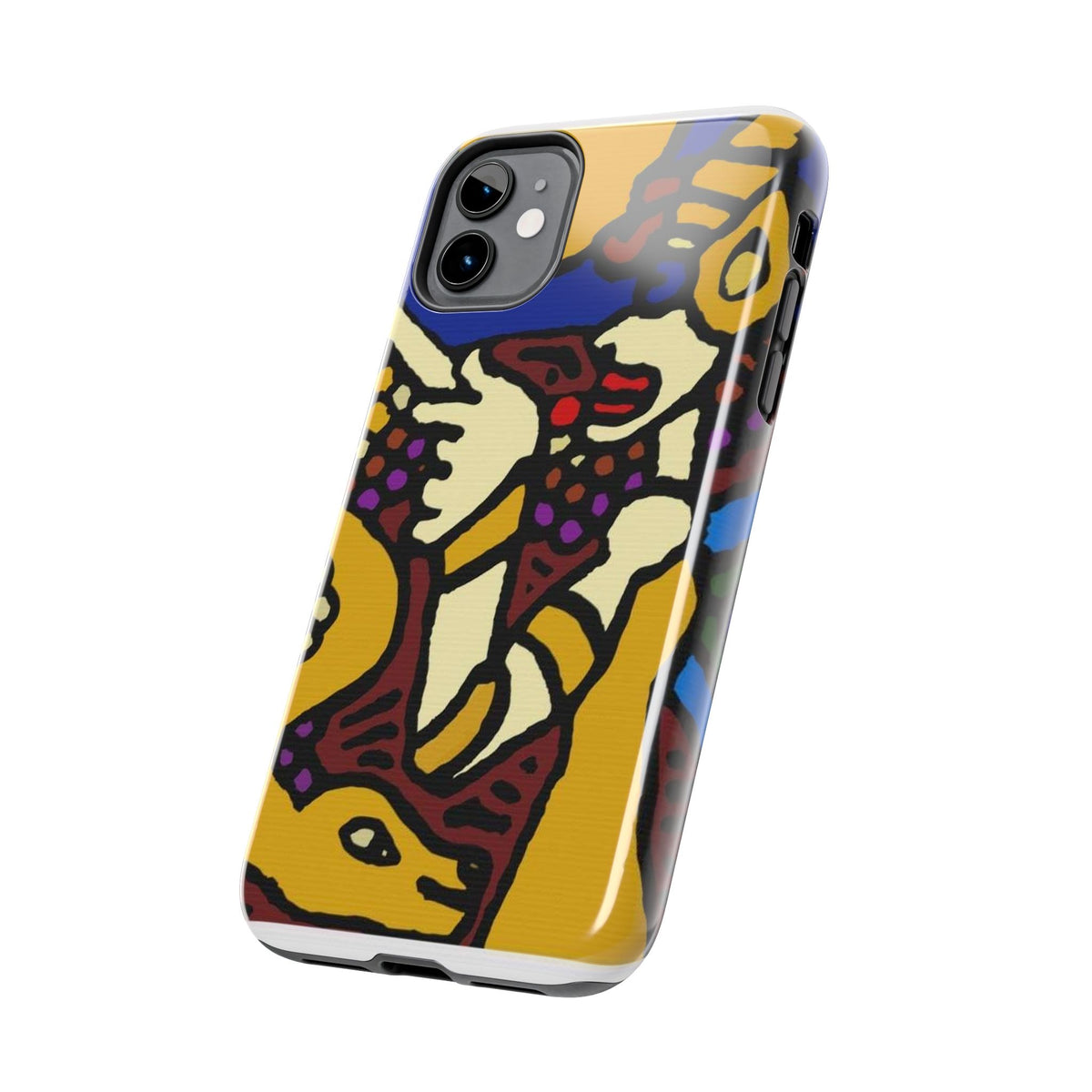 The golden snake being blessed by the fairy Tough Phone Case