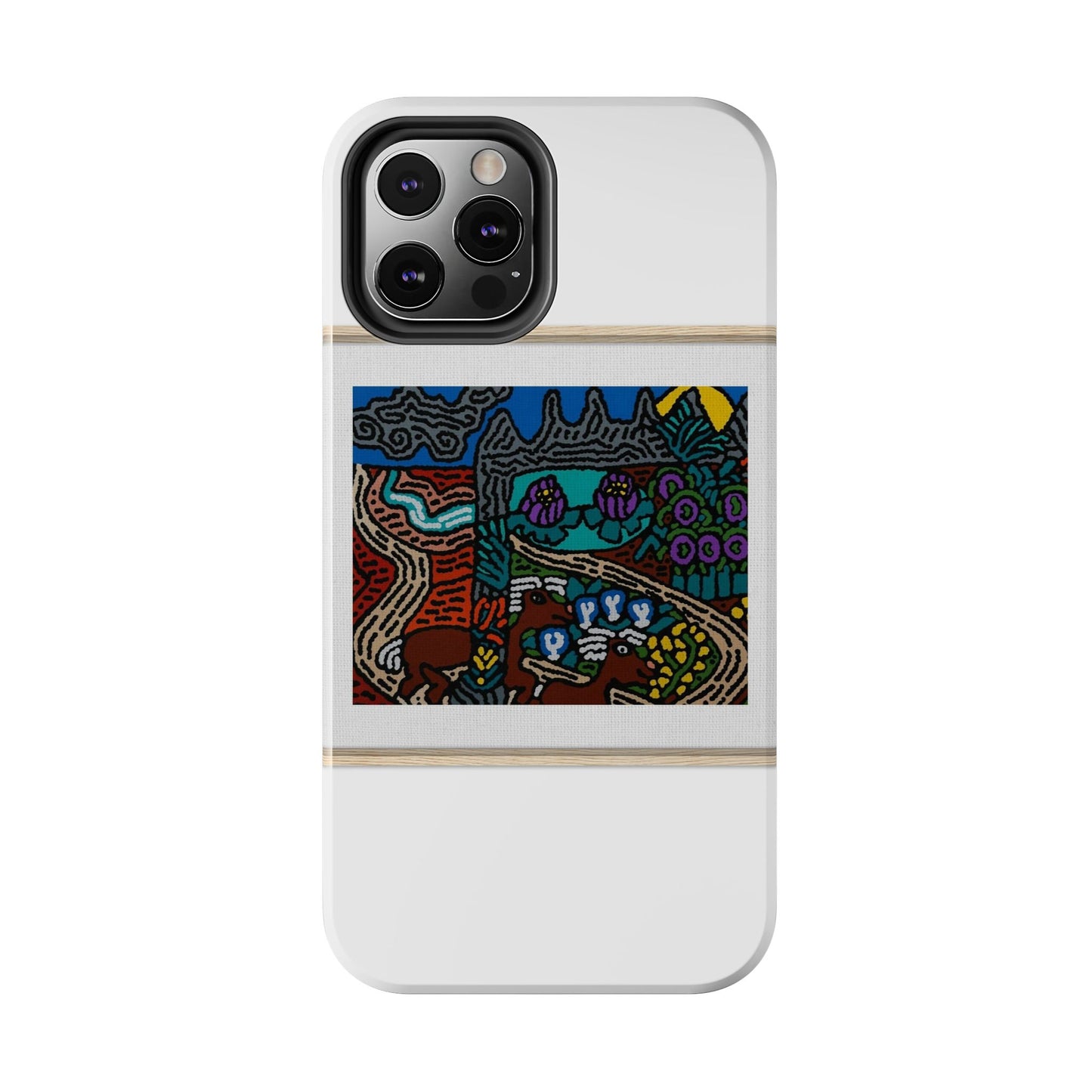 Road to a Sanctuary and Oasis Tough Phone Case