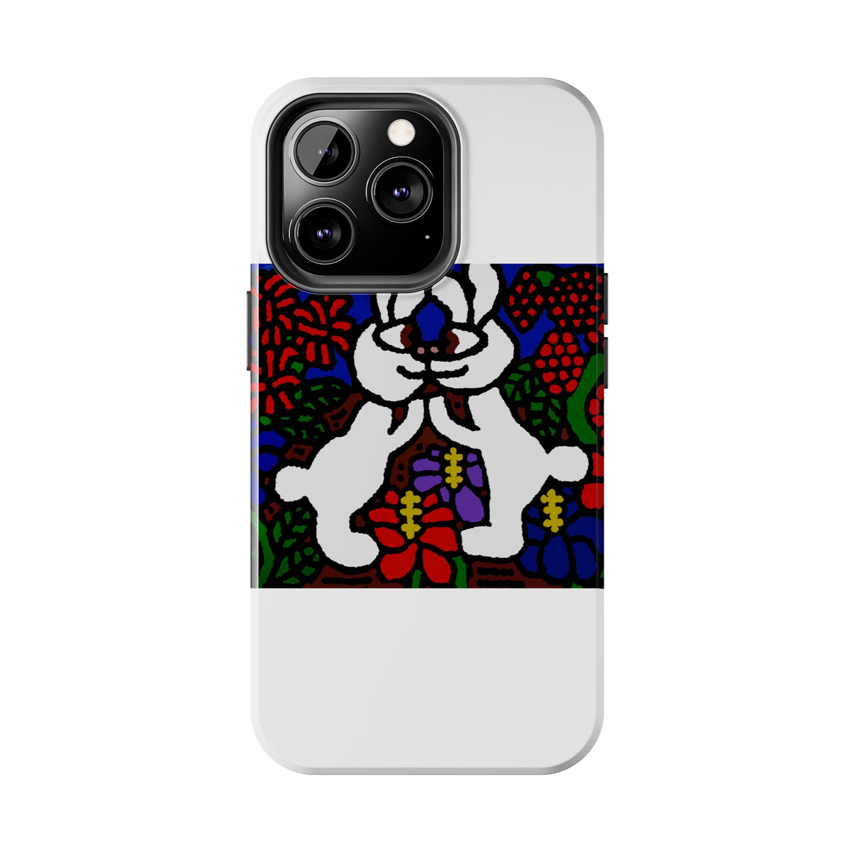Bunnies in love Tough Phone Case