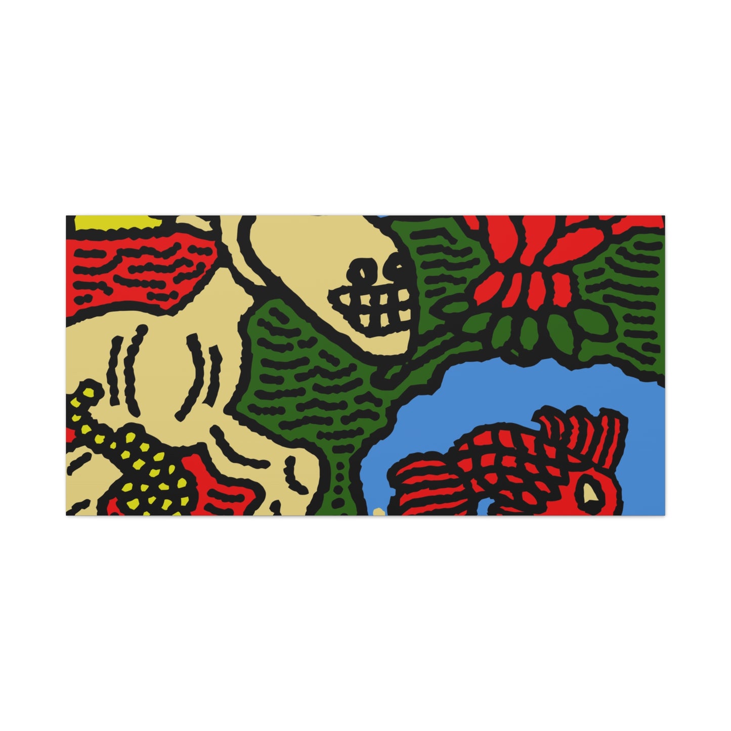 Galloping carefree through life Canvas (Small)
