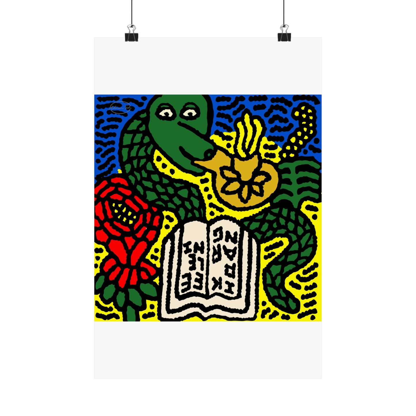 Shining a light on knowledge Matte Poster Vertical (Small)