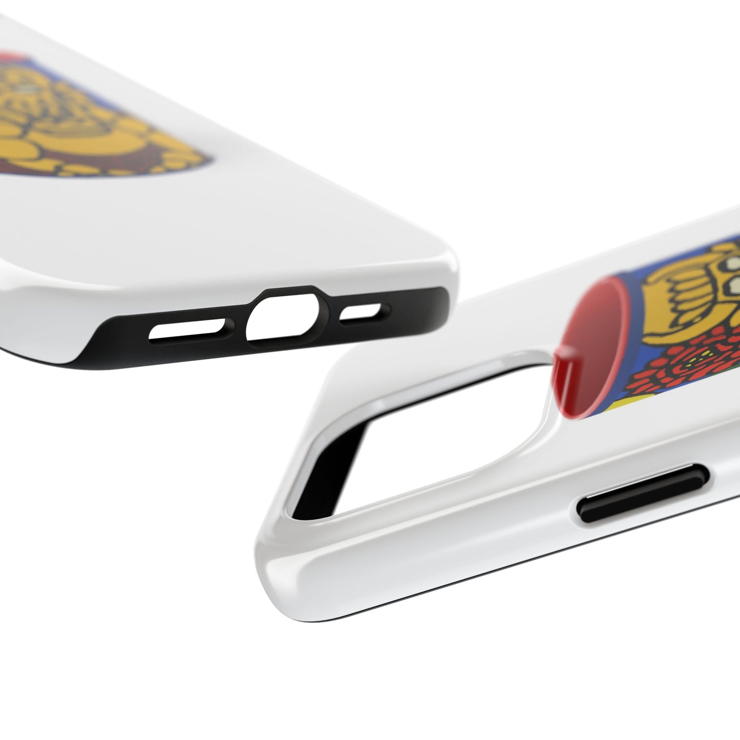 The warrior hailing the mighty golden dragon Tough Phone Case
