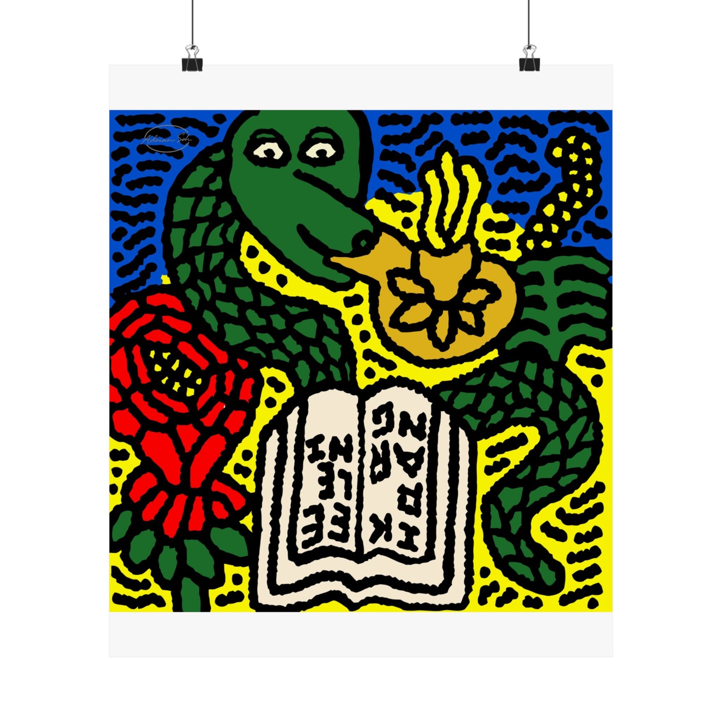 Shining a light on knowledge Matte Poster Vertical (Large)